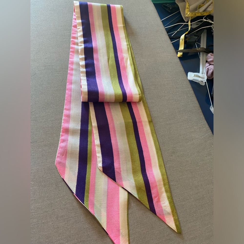Vintage striped scarf